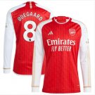 Arsenal 2324 ODEGAARD 8 Jersey Home Football Soccer long sleeves Jersey 2324 Arsenal