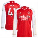 Arsenal 2324 RICE 41 Jersey Home Football Soccer long sleeves Jersey 2324 Arsenal