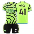 Arsenal 2324 RICE Jersey Kids Away Children Soccer Shirt youth Jersey Kit Arsenal