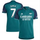Arsenal 2324 SAKA 7 Jersey Away Football Soccer Shirt Jersey 2324 Arsenal