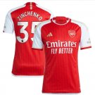Arsenal 2324 ZINCHENKO 35 Jersey Home Football Soccer Shirt Jersey 2324 Arsenal