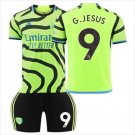 Arsenal G.JESUS 2324 Jersey Kids Away Children Soccer Shirt youth Jersey Kit Arsenal