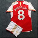 Arsenal ODEGAARD 2023 2024 Jersey Kids Home Children Soccer Shirt youth Jersey Kit 2324