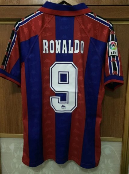 Barcelona 1997 Ronaldo Retro Jersey Home Soccer Retro Jersey