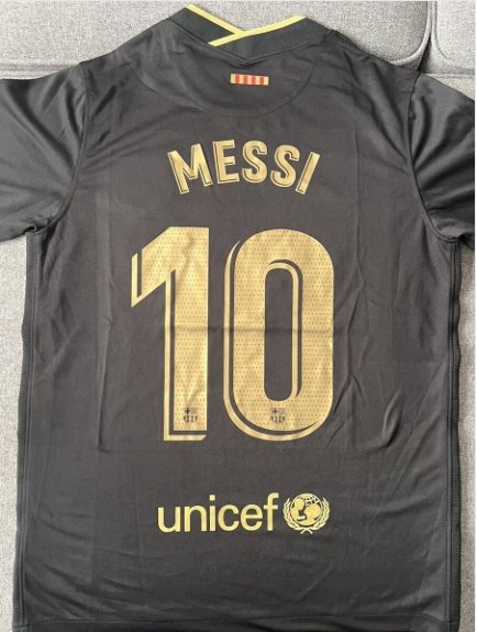 Barcelona MESSI 2021 Jersey Away Black Soccer Jersey 2020 2021
