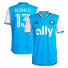 Charlotte 2324 BRONICO 13 Jersey Home Soccer Jersey 2023 2024