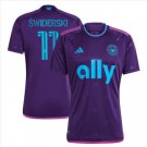Charlotte 2324 SWIDERSKI 11 Jersey Away Soccer Jersey 2023 2024