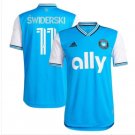 Charlotte 2324 SWIDERSKI 11 Jersey Home Soccer Jersey 2023 2024