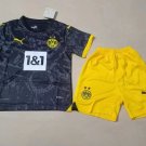 Dortmund 2324 Jersey Kids Away Children Soccer Shirt youth Jersey Kit Dortmund