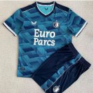 Feyenoord 2324 Jersey Kids Away Children Soccer Shirt youth Jersey Kit Feyenoord