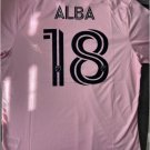 Inter Miami 2023 2024 ALBA 18 Jersey Home Soccer Jersey 2324 Miami