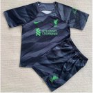 Juventus 2023 2024 Jersey Kids GoalKeeper children Soccer Shirt youth Jersey Kit