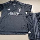 Juventus 2324 Jersey Away Kids Children Soccer Shirt youth Jersey Kit Juventus