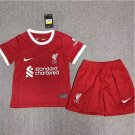 Liverpool 23-24 Jersey Home Kids Children Soccer Shirt youth Jersey Kids Kit Liverpool