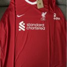 Liverpool 2023 2024 Jersey Long Sleeves Home Soccer Jersey 2324