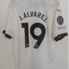 Manchester City 2023 2024 J.ALVAREZ 19 Jersey Away Soccer Jersey 2324