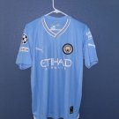 Manchester City 2324 HAALAND 9 Jersey Home Soccer Jersey 2023 2024