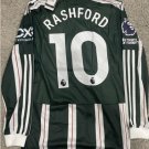 Manchester United 2023 2024 Rashford 10 Jersey Away Soccer Jersey M-U 2324