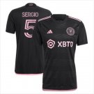 Miami 2324 SERGIO 5 Jersey Home Soccer Jersey Miami 2023 2024