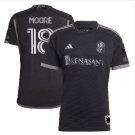 Nashville 2324 MOORE 18 Jersey Away Soccer Shirt Jersey Nashville 2023 2024