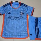 New York City 2023 2024 Jersey Kids Home children Soccer Shirt youth Jersey Kit