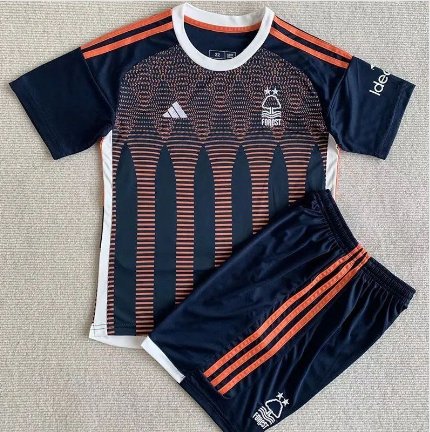 Nottingham Forest 2324 Jersey Away Kids Children Soccer Shirt youth Jersey Kit