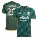 Portland Timbers 2324 EVANDER 20 Jersey Home Men's Football Soccer Shirt Jersey 2324