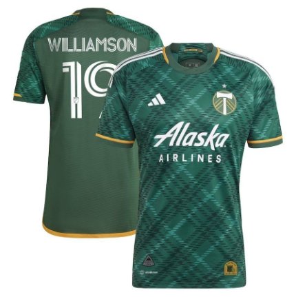 Portland Timbers 2324 WILLAMSON 19 Jersey Home Men's Football Soccer Shirt Jersey 2324