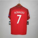 Portugal 2016 Ronaldo 7 Retro Jersey Home Soccer Retro Jersey