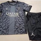 PSG 2324 Jersey Away Kids Children Soccer Shirt youth Jersey Kit PSG