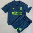 PSV 2023 2024 Jersey Kids Away children Soccer Shirt youth Jersey Kit 2324