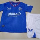 Rangers 2023 2024 Jersey Kids Home children Soccer Shirt youth Jersey Kit 2324