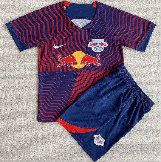 RB Leipzig 23-24 Jersey Away Kids Children Soccer Shirt youth Jersey Kit RB Leipzig