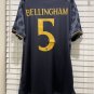 Real Madrid 2023 2024 Jersey BELLINGHAM 5 Away Soccer Jersey 2324