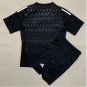 Real Madrid 2324 Jersey Kids Goalkeeper Children Soccer Shirt youth Jersey Kit Real Madrid