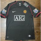 Ronaldo Manchester United 2008 Retro Jersey Away Soccer Retro Jersey M-U