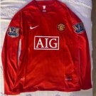Ronaldo Manchester United 2008 Retro Jersey Home Soccer Retro Jersey M-U