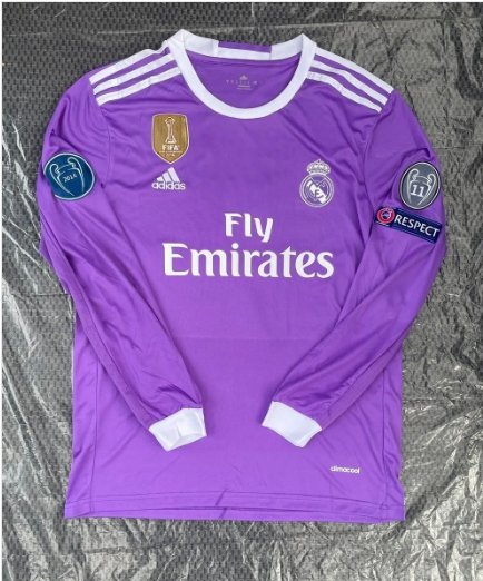 Ronaldo Real Madrid 1617 Retro Jersey Away Soccer Retro Jersey 2016 2017