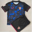 Sevilla 2324 Jersey Away Kids Children Soccer Shirt youth Jersey Kit Sevilla