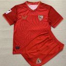 Sevilla 2324 Jersey Away Kids Children Soccer Shirt youth Jersey Kit Sevilla