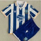 Sheffield Wednesday 2023 2024 Jersey Kids Home Children Soccer Shirt youth Jersey Kit 2324