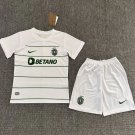 Sporting Lisbon 2023 2024 Jersey Kids Away Children Soccer Shirt youth Jersey Kit 2324