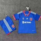 Universidad De Chile 23-24 Jersey Home Kids Children Soccer Shirt youth Jersey Kids Kit Universidad