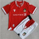 Wrexham 2023 2024 Jersey Kids Home Soccer Shirt Kids Jersey Wrexham