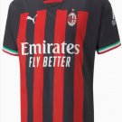 Ac Milan 2022 2023 Home Men Football Soccer Shirt Jersey 22-23