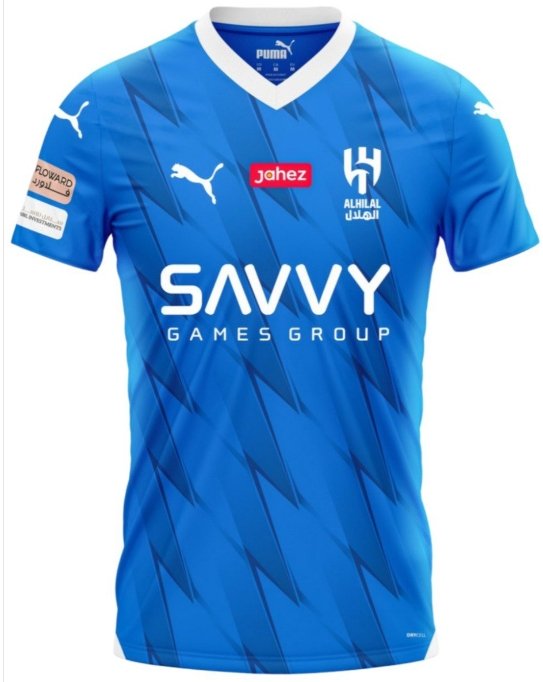 Al Hilal SFC 2023 2024 Home Men Football Soccer Shirt Jersey 23-24