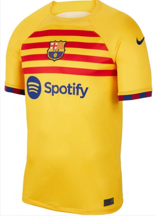 Barcelona Senyera 2022 2023 4th Fourth Men Football Soccer Shirt Jersey 22-23
