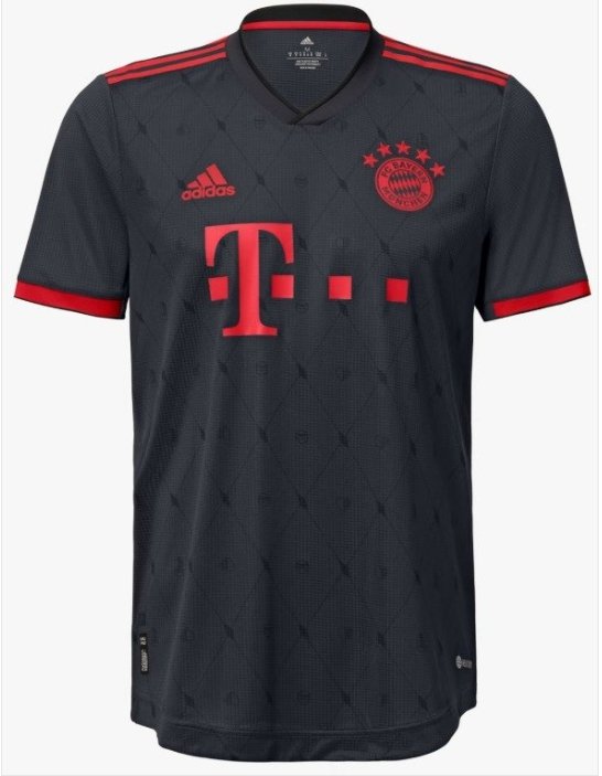 Bayern Munich 2022 2023 3rd Third Men Football Soccer Shirt Jersey 22-23
