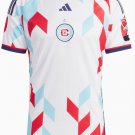 Chicago Fire FC 2023 2024 Away Men Football Soccer Shirt Jersey 23-24