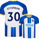 ESTUPINAN #30 Brighton & Hove Albion 2022 2023 Home Men Football Soccer Shirt Jersey 22-23